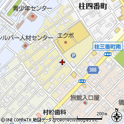 愛知県豊橋市柱五番町周辺の地図