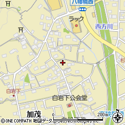 静岡県菊川市加茂634-1周辺の地図