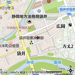 静岡県袋井市袋井33周辺の地図