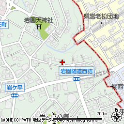 兵庫県芦屋市岩園町41-24周辺の地図