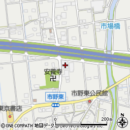 静岡県浜松市中央区市野町1217周辺の地図