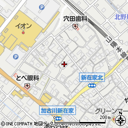 兵庫県加古川市平岡町新在家546周辺の地図