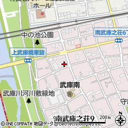 サウス武庫之荘周辺の地図