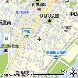 兵庫県赤穂市中広2110周辺の地図