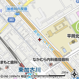 兵庫県加古川市平岡町新在家1375-1周辺の地図