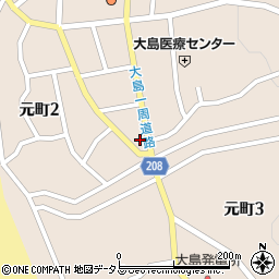焼肉 三年目の浮気 伊豆大島店周辺の地図
