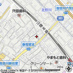 兵庫県加古川市平岡町新在家1034-6周辺の地図