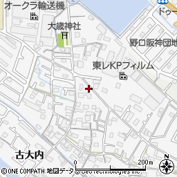 兵庫県加古川市野口町古大内440周辺の地図