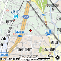 愛知県豊橋市小池町安海戸周辺の地図