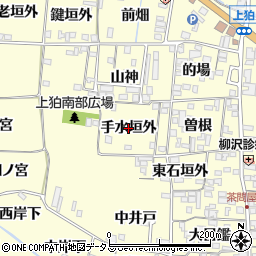 京都府木津川市山城町上狛（手水垣外）周辺の地図