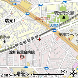 ピタットハウス　淡路店周辺の地図