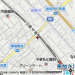 兵庫県加古川市平岡町新在家1110-1周辺の地図