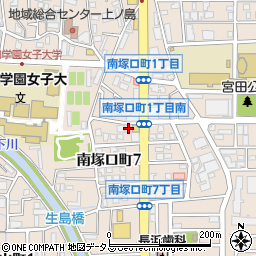 兵庫県尼崎市南塚口町7丁目27-25周辺の地図