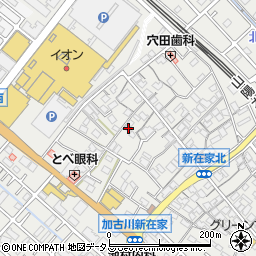 兵庫県加古川市平岡町新在家571周辺の地図