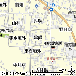 京都府木津川市山城町上狛曽根周辺の地図