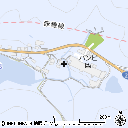 岡山県備前市日生町寒河614周辺の地図