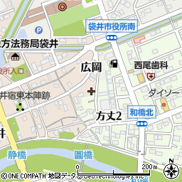 静岡県袋井市袋井181-2周辺の地図