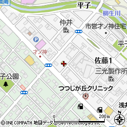 ファミリーマート豊橋佐藤一丁目店周辺の地図