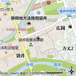 静岡県袋井市袋井31-2周辺の地図