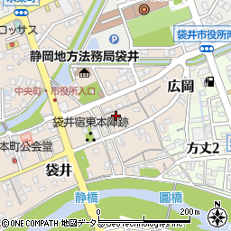 静岡県袋井市袋井29周辺の地図