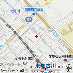 兵庫県加古川市平岡町新在家1364-3周辺の地図