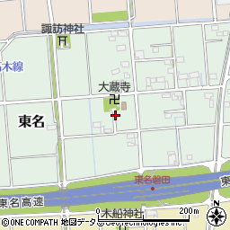 静岡県磐田市東名周辺の地図