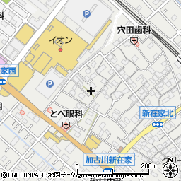 兵庫県加古川市平岡町新在家606-7周辺の地図