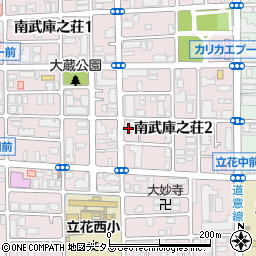 ブルーム武庫之荘周辺の地図
