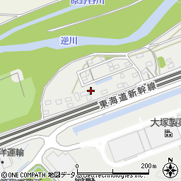 静岡県袋井市愛野1601-11周辺の地図