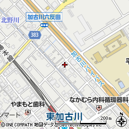 兵庫県加古川市平岡町新在家1375-11周辺の地図