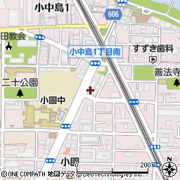 兵庫県尼崎市小中島周辺の地図