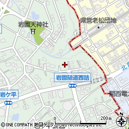兵庫県芦屋市岩園町41-21周辺の地図