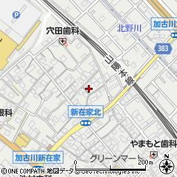 兵庫県加古川市平岡町新在家969-1周辺の地図