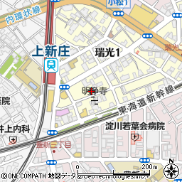 ＯｎｅＰａｒｋ上新庄駅南駐車場周辺の地図