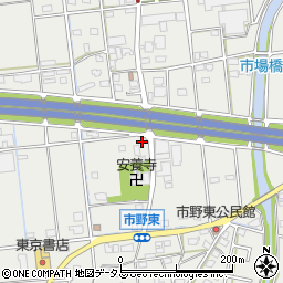 静岡県浜松市中央区市野町1736周辺の地図