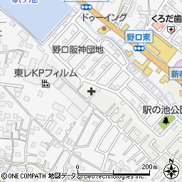 兵庫県加古川市平岡町新在家695-8周辺の地図