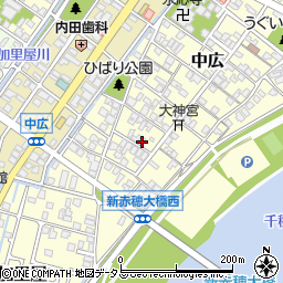 兵庫県赤穂市中広680周辺の地図