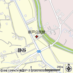 新戸公民館周辺の地図