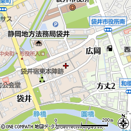 静岡県袋井市袋井22周辺の地図