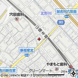 兵庫県加古川市平岡町新在家1097-1周辺の地図