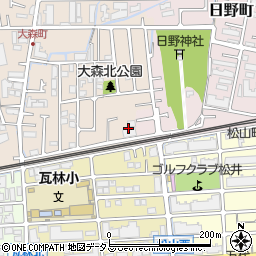 関西訪問・鍼・灸マッサージ相談所周辺の地図