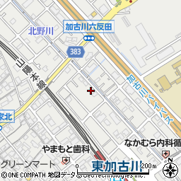 兵庫県加古川市平岡町新在家1369-2周辺の地図