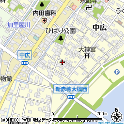 兵庫県赤穂市中広669周辺の地図
