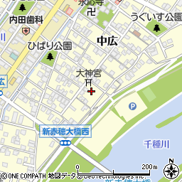 兵庫県赤穂市中広703周辺の地図