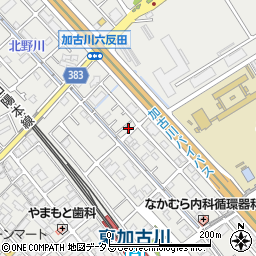 兵庫県加古川市平岡町新在家1374-11周辺の地図