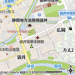 静岡県袋井市袋井312周辺の地図