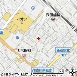 兵庫県加古川市平岡町新在家566-2周辺の地図