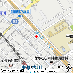 兵庫県加古川市平岡町新在家1376周辺の地図