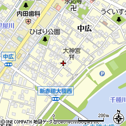 兵庫県赤穂市中広694周辺の地図