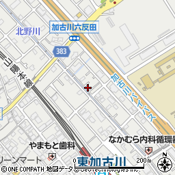 兵庫県加古川市平岡町新在家1373-14周辺の地図